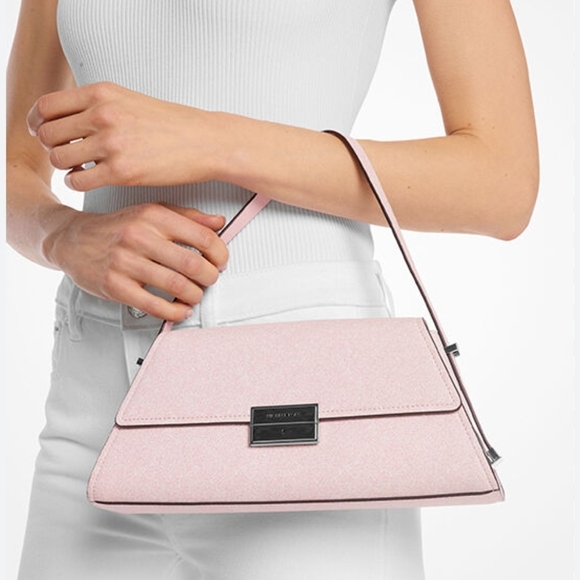 Michael Kors Handbags - Nwt Michael Kors Ludlow Shoulder Bag Rosewater New